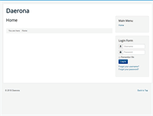 Tablet Screenshot of daerona.com